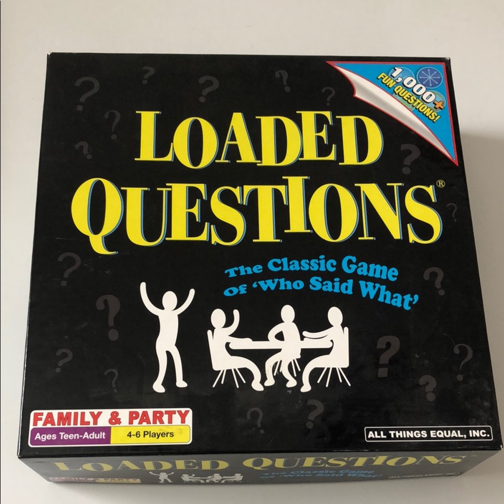 Loaded Questions Board Game - Black
